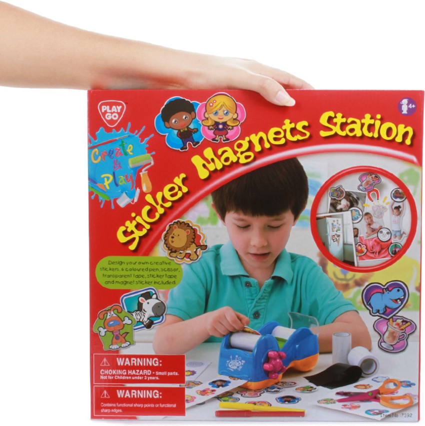 Sticker Magnets Machine . shop for PLAYGO products in India. Toys for 3 - 8  Years Kids.
